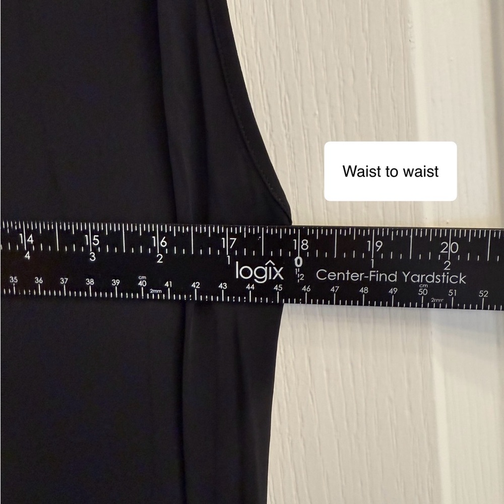 Helmut Lang Black Sheath High Slit Jersey Cutout Dress Size M - Picture 11 of 11